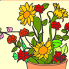 Colour the flowers Games
