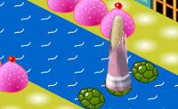 Je gaat met Barbie naar een kasteel. Daar moet je alle levels zien te doorlopen. Bij het tweede level word je veel kleiner. Daar kom je dus 'grotere' beesten tegen.