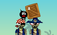 �s uma bomba viva cujo objectivo � eliminar zombies. Primeiro salta pelo fogo para acender o teu rastilho, e depois come�a a contar. Assegura que ficas perto do zombie quando explodes!