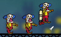 Jij bent de leider van een bende zombies, die je veilig naar een platform moet zien te leiden. Pak alle hersenen die je te pakken kunt krijgen!
