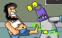 Os clones Hobo est�o a atacar o nosso popular vagabundo. Eles roubaram as suas combina��es e t�cnicas de luta enfiando um tubo no seu est�mago. Achas que o Hobo vai tombar? N�o achamos, pois tamb�m desta vez o Hobo est� em forma e far� o seu melhor para correr com os alien�genas e recuperar as suas sujas t�cnicas de luta. Podes jogar este jogo em tr�s modos: f�cil, normal e dif�cil.