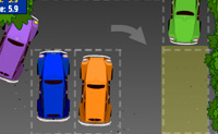 Dirija o carro para os s�tios correctos sem bater noutros carros!