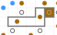 Em cada grelha v�s v�rios pontos coloridos. O objectivo deste jogo � desenhar uma figura (colorida) � volta de cada ponto. Quando a rodas 180 graus, a figura tem de parecer exactamente o mesmo. A sua cor tem de ser a mesma dos pontos e n�o deve haver mais pontos dentro. Assim h� apenas um ponto por figura. No fim do puzzle, n�o dever� haver nenhuns quadrados 'vazios'. Para cada puzzle h� apenas uma solu��o. Quando tiveres resolvido o puzzle, a figura aparece. Um desafiante e duro jogo de mente!