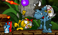Este � o mais recente jogo de tiros. Mant�m-te em p� e abate tudo o que vem na tua direc��o. H� tantos alien�genas e monstros para matar, o que fazes, logo que estejam ao teu alcance. Felizmente tens muni��es suficientes para te aguentares. Pode mudar de armas sempre que queiras, n�o quere parar porque elas sobreaquecem, pois n�o? N�o te esque�as de atirar bombas aos bal�es, pois os bal�es rebentam mesmo por cima da tua cabe�a. V� at� onde podes chegar.