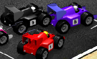 Race zo snel mogelijk het circuit rond, als je bij de eerste drie eindigt komt er een nieuw level bij. Als je dicht achter een andere auto rijdt, kun je in de slipstream meeliften. Eerst mag je drie rondjes rijden om te kwalificeren, dan gaat de echte race beginnen. Dat de beste wint!