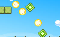 Help deze smileys naar hun bestemming te komen. Als je op de juiste bel klikt op het juiste moment, bewegen de smileys de richting uit die jij wilt. Zo krijg je ze dan uiteindelijk allemaal in hun transportzuil en kunnen ze naar hun einddoel.
