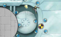 J� alguma vez jogaste ao jogo 'Boneco de testes de choques infal�vel'? Esta � a sequela! Executa todo o tipo de testes de choques com o boneco de testes de choque. Em cada n�vel tens de atirar o boneco contra o alvo. Podes lan��-lo directamente, mas na maioria dos casos ter�s de o fazer indirectamente, pois h� montes de obst�culos no espa�o de testes. Por vezes precisas de fazer zoom para ver o alvo. Podes usar a barra em cima � esquerda para fazer zoom. Em alguns n�veis precisas de reverter a gravidade para que os bonecos de testes de choques fiquem sem peso e possam voar. Podes baixar a velocidade clicando no �cone S no topo: quando ficar verde, o boneco voa mais devagar. Faz com que os bonecos sofram o m�nimo poss�vel!