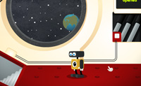 �s um pequeno robot, que est� preso numa esta��o espacial na lua. Sentes imensa falta da tua m�e: ela vive noutro planeta, onde gostarias de ir, tamb�m. Apenas o conseguir�s fazer depois de teres resolvido todos os puzzles neste jogo de apontar e clicar! Clica nos itens pela ordem correcta, para causar todo o tipo de reac��es.