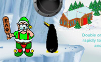 Probeer zoveel mogelijk pingu�ns in een mandje met rode of groene ballonnen te laten belanden. Als een pingu�n in een mandje met zwarte balonnen komt, wordt de pinguin gedood. Sla oook niet te vaak want als er geen mandje is, valt de pingu�n dood.