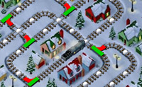 Tenta deixar o Polar Express andar bem nos carris. Muda bem as linhas e apanha os vag�es que encontras pelo caminho. Tem aten��o aos obst�culos e n�o deixes que o comboio choque com os seus pr�prios vag�es!