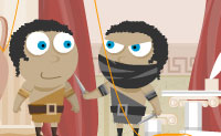 O Gabriel � um esperto gladiador com ambi��o. Podes ajud�-lo neste jogo de apontar e clicar a fugir da escravatura e a tornar-se o patr�o do Coliseu? Ele ter� de lidar com animais selvagens, soldados malvados e guardas perversos. Descobre itens e usa-os e combina-os pela ordem correcta, para que o Gabriel finalmente atinja o seu objectivo. Boa sorte!