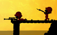 Neste divertido jogo de apontar e clicar vais ajudar um pequeno soldado verde a fugir da base vermelha. Encontra todos os itens que ele precisa e clica sobre eles no momento certo para us�-los. Certifica-te de que fazes tudo pela ordem certa: se n�o fizeres isso, podes ficar preso. Ent�o d� uma boa olhadela antes de clicar!