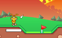 Je gaat golfen. Doe de goede snelheid en de goede richting om een 'Birdie' of 'PAR' te halen.