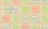 Maak rijen van drie of meer Egyptische tekens. Je speelt het spel tegen de tijd.