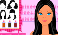 Geef de meisjes een makeover door hun haar, make up en sieraden te veranderen.