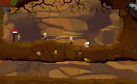 In deze Lemmings-variant moet je studenten naar een feest laten lopen voor de tijd om is. Laat ze tunnels graven of trappen bouwen om alle hindernissen te overwinnen. Veel plezier!