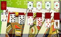 Leuke versie van het kaartspel solitaire.