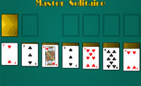 Master solitaire is een eenvoudig maar leuk patiencespelletje. De bedoeling is om alle kaarten op de juiste volgorde te leggen.