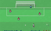 Recebes um passe e tentas atirar a bola � baliza. A pr�tica faz a perfei��o!
