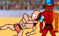 Fa�a o seu pr�prio gladiador e elimine os outros.