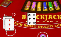 Speel Blackjack, haal 21 punten en win zoveel mogelijk credits!