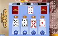 Probeer om steeds een rijtje van 21 te maken in dit soort van Blackjack spel!