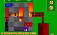 Verplaats alle andere auto's zodat je naar huis kunt rijden.