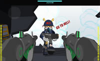 Agora a segunda parte de Gunny Bunny. Atire em todos os robots perigosos!
