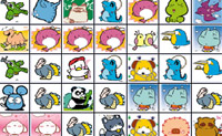 Limpe o quadro, clicando em pares de animais iguais para os remover do ecr�.