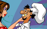 Tenta manter a pizza no ar durante quanto mais tempo poss�vel.