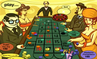 Zet in, klik op 'Play' en laat de croupier het bord draaien.