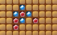 Versla de computer met het spelletje 5 op een rij. Stel zelf de moeilijkheidsgraad van het spel in!