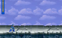 Bestuur mega man en schiet op de vijanden!
