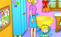 Je bent de baas van een kinderdag verblijf. Verzorg de baby's en zorg ervoor dat ze het na hun zin hebben.