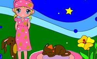 Esta princesa quer ter sonhos coloridos, consegue ajud�-la?