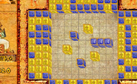 Limpe o tabuleiro de jogo, formando grupos de 3 ou mais tijolos eg�pcios.