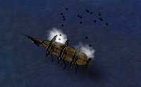 Enquanto comandante de um navio pirata, tem de destruir a frota inimiga.