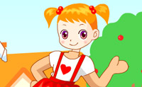 Escolha o melhor disfarce para ela. As crian�as adoram mascarar-se!