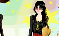 Geef dit meisje een hippe en trendy look.