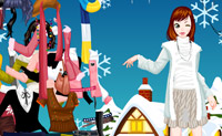 De wintercollectie is uit! Kleed dit meisje zo mooi mogelijk.