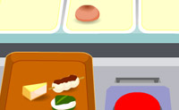 Distribua a comida de modo a haver o mesmo n�mero de alimentos nos tabuleiros.
