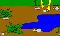 Escolha um dos v�rios desenhos de f�rias e pinte-o.