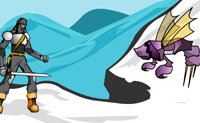 Fa�a um upgrade da sua arma e ven�a a luta com os monstros!