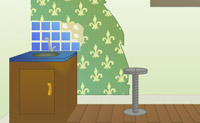 Kijk rond in de kamer, verzamel spullen en los de puzzels op.