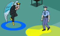 Zoek de sleutel, maar zorg dat de bewakers je niet zien!