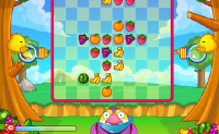 Probeer de vruchtjes aan elkaar te krijgen in deze fruit game.