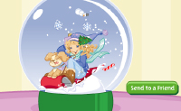 Ajude a Holly a criar um globo de neve para as suas amigas!
