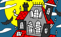 Escolha um desenho e pinte-o, usando as cores que surgem � esquerda do ecr�.