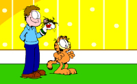 Maak zelf je eigen stripverhaal over Garfield en zijn vrienden.