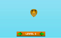 Laat deze stuiterende kippen een veilige landing maken bovenop een ballon.